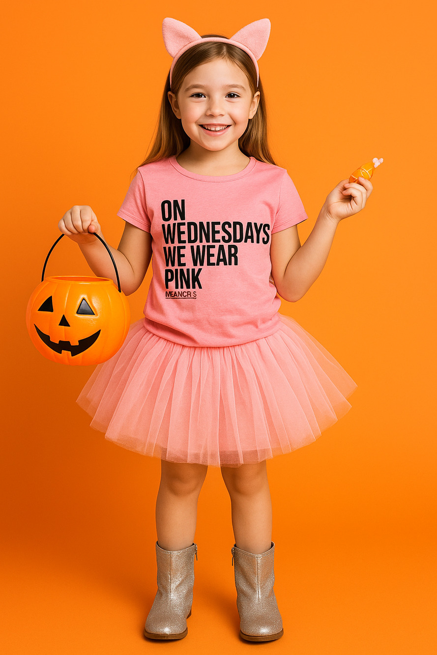Old Navy Licensed Mean Girls Tee “On Wednesdays We Wear Pink” | Girls 10-12
